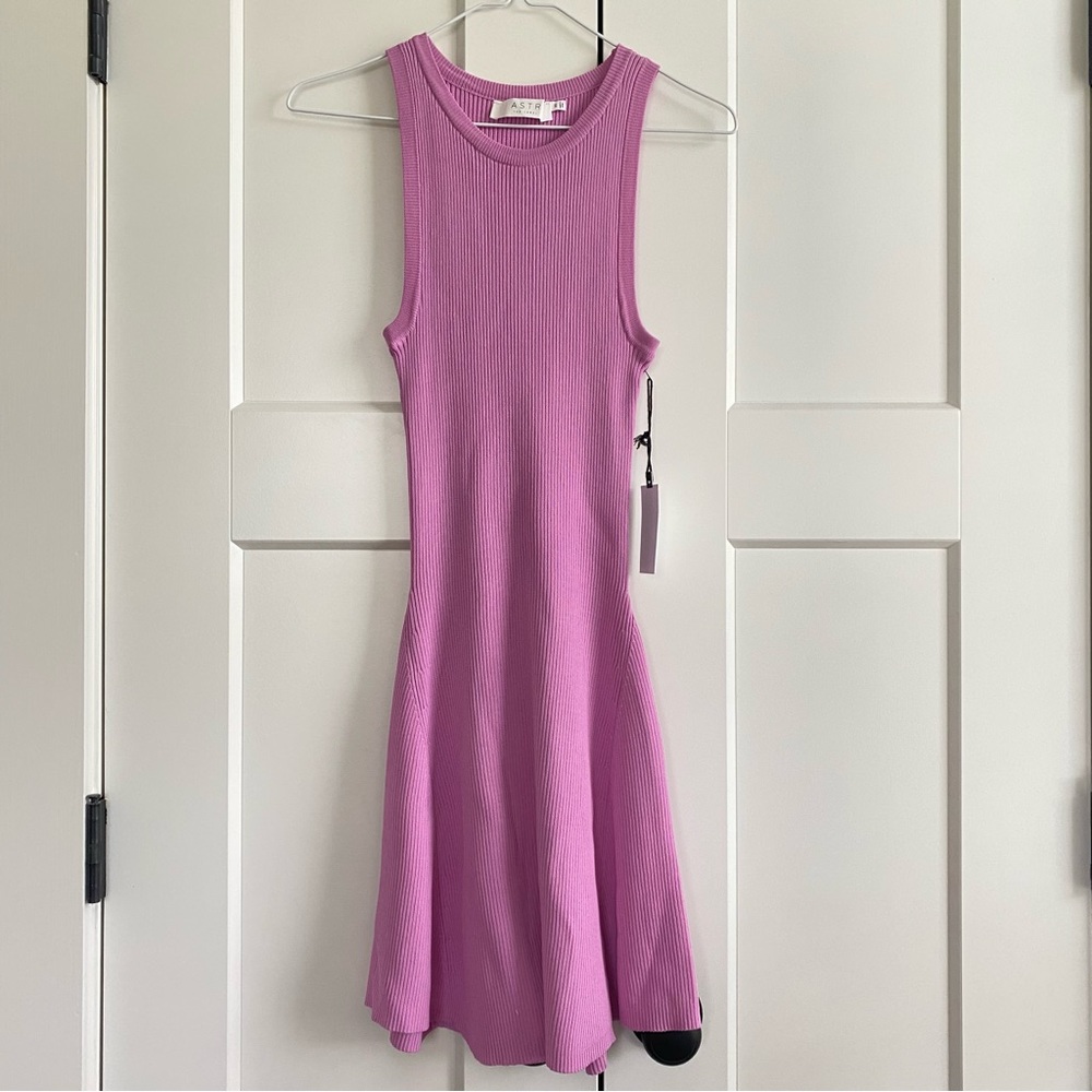 ASTR Meera Ribbed Knit Mini Dress - Picture 2 of 8